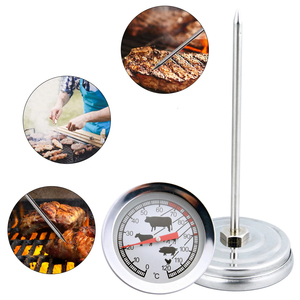 Bimetal Lò an toàn BBQ gia cầm thăm dò thịt Nhiệt kế thép không gỉ quay số nấu ăn Nhiệt kế - Product Image 3