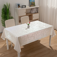 Nappe rectangulaire jetable en PVC tissé, imperméable, résistante à l'huile et à la chaleur RNPT