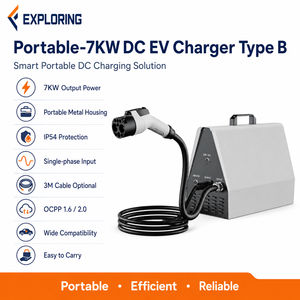 Nouvelle station de charge rapide mobile intelligente pour véhicules électriques 7 kW DC de type B, avec indice de protection IP54 et garantie de 12 mois - Product Image 3