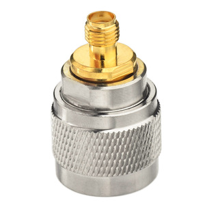 Adaptor SMA-UHF SUPERBAT 2 buah adaptor <span class=keywords><strong>PL</strong></span>-259 jantan SMA ke UHF untuk Wouxun BaoFeng TYT YAESU ICOM - Product Image 4