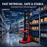 Robot mobile de levage modulaire et extensible pour entrepôt CTU, équipement de stockage de marchandises à plusieurs niveaux pour la circulation des matériaux