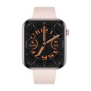 IP68 impermeable Fitness Smartwatch KM90 2025 forma cuadrada Amoled pantalla gran esfera cuadrada hombres reloj inteligente con función <span class=keywords><strong>de</strong></span> llamada - Product Image 4