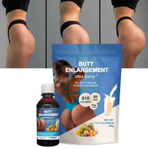 Poudre de protéines naturelle en gros de 400g pour l'augmentation des fesses avec sirop pour grossir les fesses de 200ml pour femmes adultes - Product Image 2