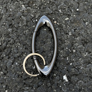 Oval Carabiner Keychain Heavy Duty Zinc Alloy Spring Snap Hook for Outdoor Camping Hiking <strong>Key</strong> <strong>Organizer</strong> - Product Image 6