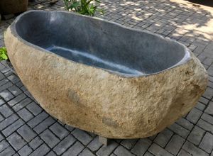 <span class=keywords><strong>Bañera</strong></span> independiente para baño, <span class=keywords><strong>bañera</strong></span> de piedra de Río, Bali - Product Image 2