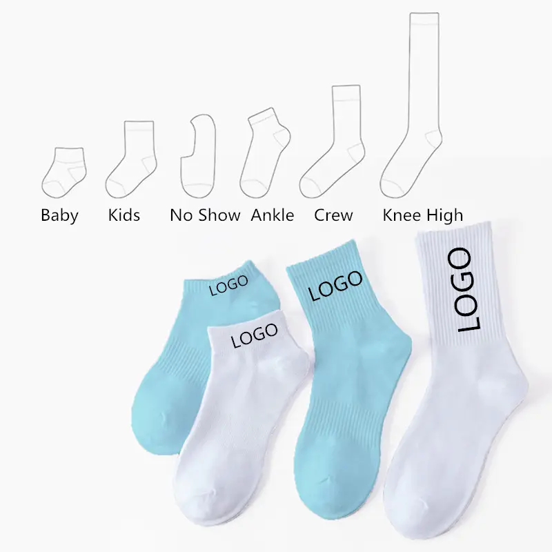 DIBEIREN özel Logo tasarım kendi çorap erkekler nakış jakarlı baskı pamuk No Show ayak bileği ekip diz üstü çorap