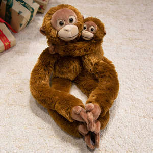 Juego de Peluches Súper Suaves para Colgar, de Algodón PP, Desmontables, con Diseño de Perezoso, Lémur y Gorila, para Decoración de Cuarto de Bebé - Product Image 4
