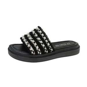 <span class=keywords><strong>Sandales</strong></span> pour femmes de créateur, pantoufles en cuir de luxe pour femmes, chaussures plates, <span class=keywords><strong>sandales</strong></span> <span class=keywords><strong>Oran</strong></span>, chaussures de fête, chaussures de mariage - Product Image 3