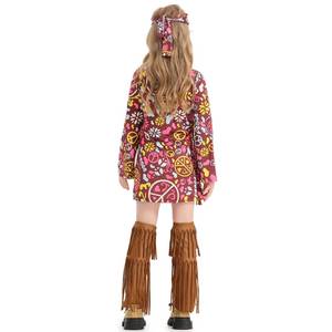 Disfraces y Faldas de Estilo Hippie Retro de los 70 para Niñas, Inspirados en Películas y Series de TV, para Halloween, Carnaval, Actuaciones Escénicas, Venta al Por Mayor - Product Image 5