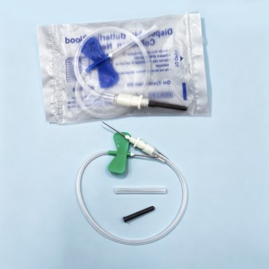 Set de Agujas de Mariposa Desechables para Extracción de Sangre, Calibres 20G, 21G, 22G, 23G, 24G, 25G, para Extracción de Sangre - Product Image 1
