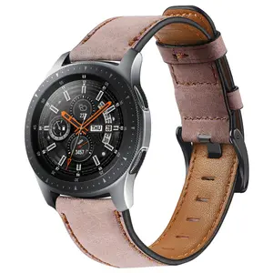 LAIHE Bracelet De Montre New Arrival Smart Vintage Classic Leather Watch Band For Samsung Galaxy