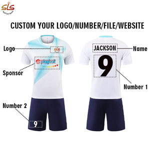 เสื้อฟุตบอลคุณภาพสูงแบบเต็มตัว ปรับแต่งได้ตามต้องการ ชุดฟุตบอลสำหรับเด็ก เสื้อฟุตบอลย้อนยุค - Product Image 2