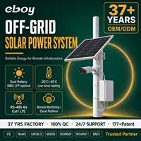 Système solaire hors réseau pour caméra avec batterie, système de surveillance solaire 4G Cat1 MQTT pour la surveillance forestière en extérieur