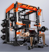 Équipement de musculation multifonctionnel unisexe pour la maison, machine Smith, crossover de câbles, entraîneur d'exercices pour les épaules, musculation, marque OCKR