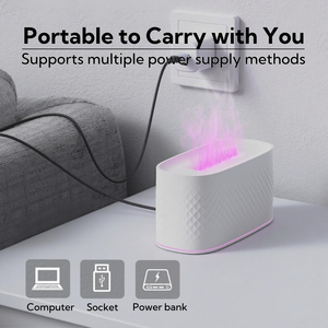 New Humidifier <b>Essential</b> <b>Oil</b> Scent <b>Diffuser</b> Led Night Light Custom Sleep Diffused Ultrasonic Aroma <b>Diffuser</b> - Product Image 5