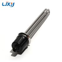 LJXH Éléments de chauffe-eau à immersion sous pince de 2 pouces Pièces de chaudière électrique Dix tous en acier inoxydable 304 220V 3KW-12KW
