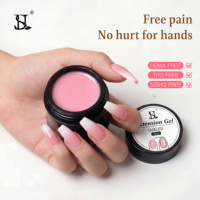 Service OEM ODM HS, Gel d'extension d'ongles multifonctionnel 20ML sans TPO ni HEMA, à séchage rapide et faible chaleur, Gel de construction longue durée