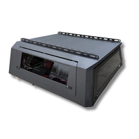 Vente directe d'usine, auvent de camionnette en acier imperméable avec fenêtres coulissantes pour Tacoma RAM 1500 GMC Hilux Ford F150 BYD Shark