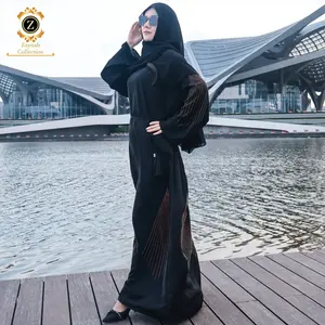 Zaynab Dubai Abaya Latest Design Dubai Luxury Dress Ramadan Femmes Robe Musulmane Abaya Women Muslim Dress Dubai Abaya