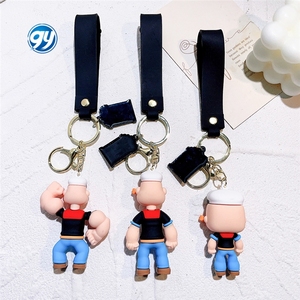 Llavero 3D de moda con figuras de acción mini de Popeye, Marinero Olíva y <span class=keywords><strong>Bluto</strong></span>, de PVC y silicona, lindos, kawaii y creativos, de Ganyuan, al por mayor - Product Image 4