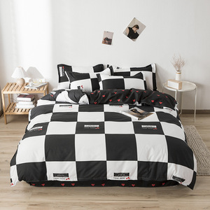 Printed 3 Pcs 4pcs Microfiber <strong>Polyester</strong> Queen king Size Bed Duvet Quilt Comforter Cover Bedsheets <strong>Bedding</strong> <strong>Sets</strong> with Pillowcase - Product Image 2