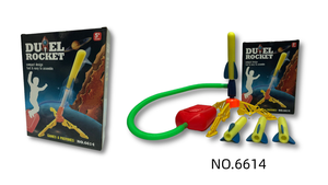 ของเล่นใหม่มาแรงประจำฤดูร้อนปี <span class=keywords><strong>2021</strong></span> ชุดจรวดต่อสู้กลางแจ้ง ของขวัญ STEM พร้อมจรวด 6 ลูก และเครื่องยิงจรวด - Product Image 5