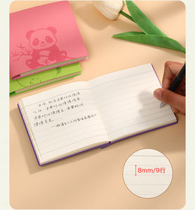 สมุดโน้ต<span class=keywords><strong>แพนด้า</strong></span>ทรงสี่เหลี่ยมแบบมีปากกาสำหรับนักเรียนขนา<span class=keywords><strong>ด</strong></span>เล็กลายการ์ตูนน่ารักๆแบบพกพาได้พร้อมปากกาสำหรับใช้ในโรงเรียน - Product Image 5