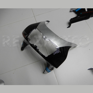 ชุดแฟริ่งพลาสติก ABS สำหรับรถมอเตอร์ไซค์ Honda <span class=keywords><strong>CBR400</strong></span> <span class=keywords><strong>NC29</strong></span> สีเงิน ดำ น้ำเงิน แบบฉีดขึ้นรูป - Product Image 4