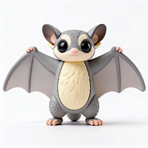 Figurine en PVC personnalisée : Modèle décoratif de dessin animé de la fauconneuse en position de glisse - Product Image 5