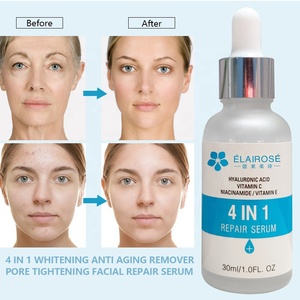 Suero 4 en 1 Blanqueador, Iluminador, Hidratante y Nutritivo con Niacinamida, Ácido Hialurónico, Vitamina C y E, Antiarrugas y Exfoliante para el Rostro, OEM - Product Image 2
