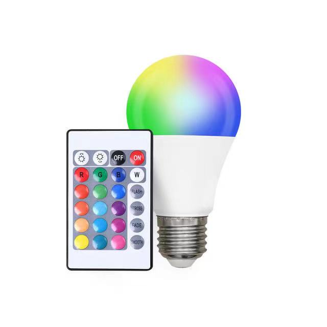 (RGB) Светодиодная лампа с меняющимся цветом E27 Dimmable вело свет 220V Led RGBW волшебная лампа 10 Вт домашний декор для вечеринок освещение 220V Светодиодные пятно лампы