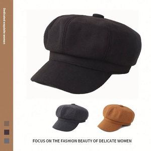 Autumn Winter Classic 8 Panels Newsboy Beret <b>Hat</b> <b>for</b> Women Wholesale Casual Daily Outdoor Party Travel Applicable - Product Image 5
