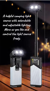 Nueva Lámpara de Trabajo LED de Alta Luminosidad, Ajustable, con Batería de Litio, Portátil, Moderna, de Vidrio para Exteriores, Telescópica y Giratoria para Camping - Product Image 5