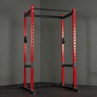 Rack de musculation robuste PR-M200 avec cadre en acier de 60 mm, J-Cups et bras de sécurité revêtus de UHMW