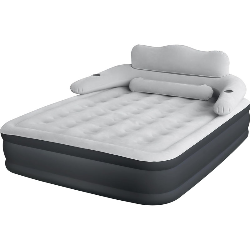 Queen Air Mattress with Integrated Pillow