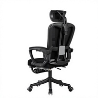 Chaise de bureau ergonomique en maille - Design minimaliste moderne, pivotante, réglable en hauteur, confortable et inclinable pour la maison, le bureau et l'étude