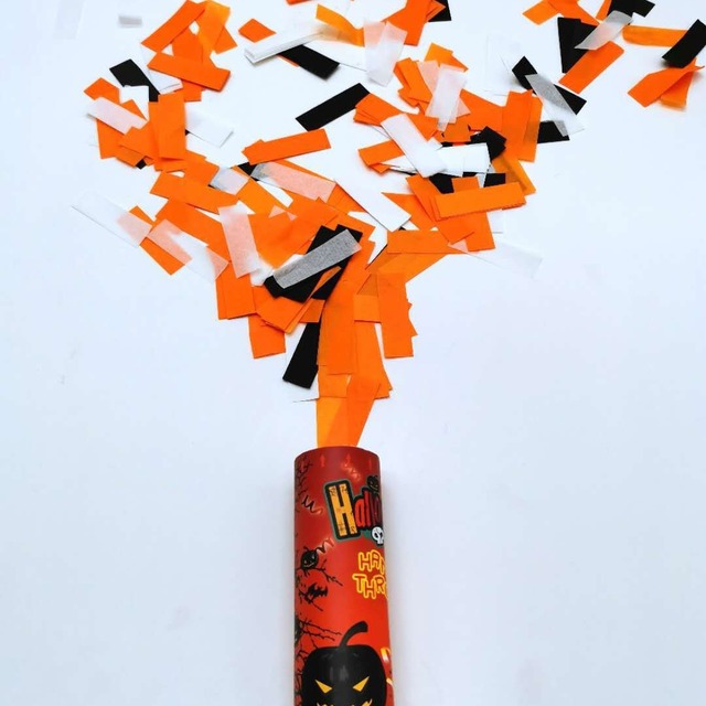 Hot-Selling Eco-Friendly Confetti Cannon Paper Party Poppers for Halloween Birthday Wedding Celebrations Safe Use