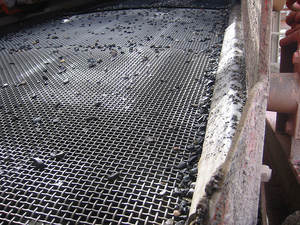 חול חצץ מגרסה מכור רטט מסננת מסך רשת 65mn נירוסטה Crimped תיל רשת לכרייה ומחצבה - Product Image 4