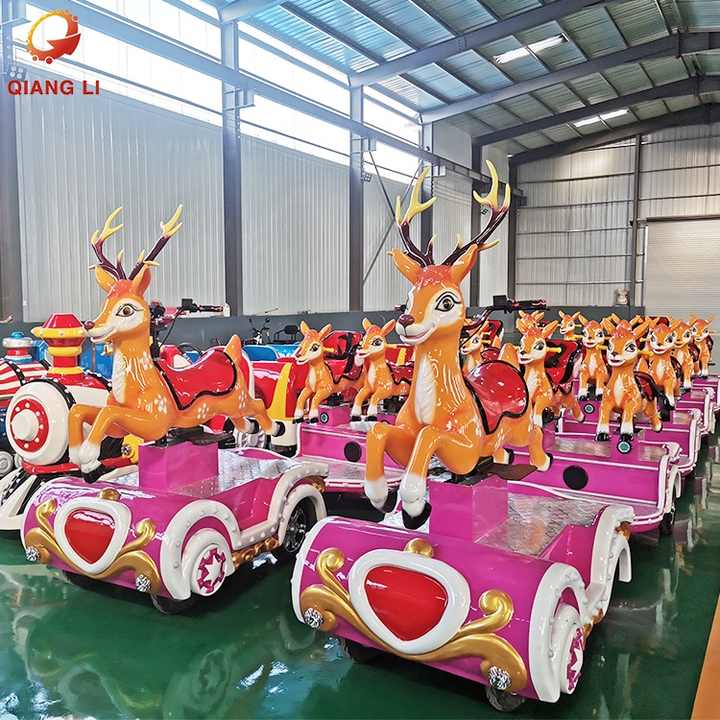 Mini Trackless Trains Rides Indoor Train Attractive Kids Trackless ...