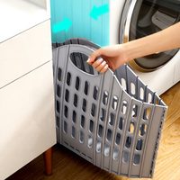 Panier de rangement pour vêtements en plastique Xinhang, moderne, grande capacité, multifonctionnel, bac à linge pour salle de bain, organisation des vêtements