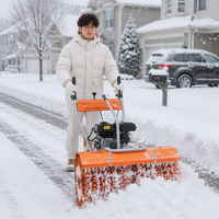 Souffleuse à neige et déneigeuse autoportée à transmission intégrale Loncin 15HP 420cc pour parcs industriels et routes