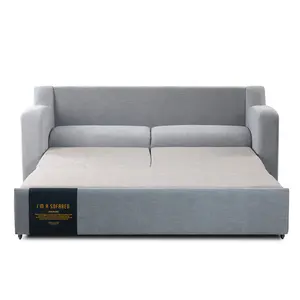 Sofá cama de diseño popular con mecanismo plegable-Sofá cama de jardín con extraíble