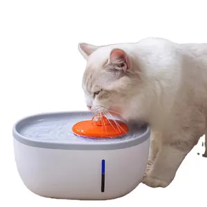 RongXiang 물 디스펜서 애완 동물 자동 피더 절전 LED 대용량 여과 고양이 분수 자동