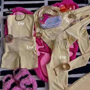 Ensemble survêtement personnalisé pour femme, sweat à capuche zippé et pantalon de <span class=keywords><strong>jogging</strong></span>, ensemble deux pièces, vêtements pour femmes, tenues de <span class=keywords><strong>jogging</strong></span> pour femmes, tenue décontractée - Product Image 6