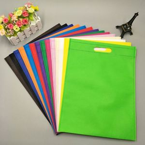 Custom Printed Logo Non-Woven Eco Tote Bag, Cheap Wholesale Promotional Shopping Bag - Product Image 2