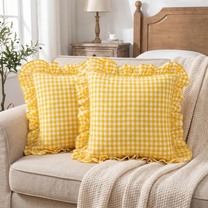 Soft Size Pillow Cover Plain White <strong>Continental</strong> Pillow Unique Boomerang <strong>Pillowcase</strong> Stylish Long Body Support Pillow - Product Image 1