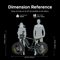Engwe M20 Vélo Électrique Hybride Fat Bike 250W, Vélo De Ville 20 Pouces Montagne Cross Adultes, E-Vélo Tout Terrain Pour Homme et Adolescent M20