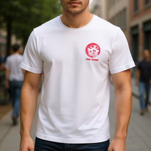 เสื้อยืดสีขาวฟูม่า เธอร์แมน ดีไซน์โลโก้สีแดง สำหรับงานโปรโมชั่น - Product Image 3