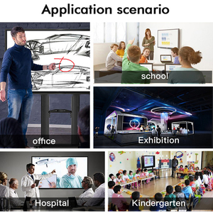 Touchwo 43 <span class=keywords><strong>55</strong></span> 65 75 inch 75 "điện dung cảm ứng tương tác Bảng điều chỉnh 4k hiển thị thương mại Hệ điều hành kép màn hình cảm ứng màn hình cho giáo dục - Product Image 4