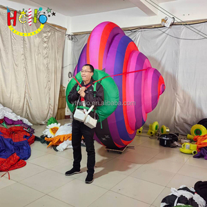 Disfraz personalizado de caracoles para desfile temático de eventos en el océano, caracoles inflables Led, USO HUMANO - Product Image 4
